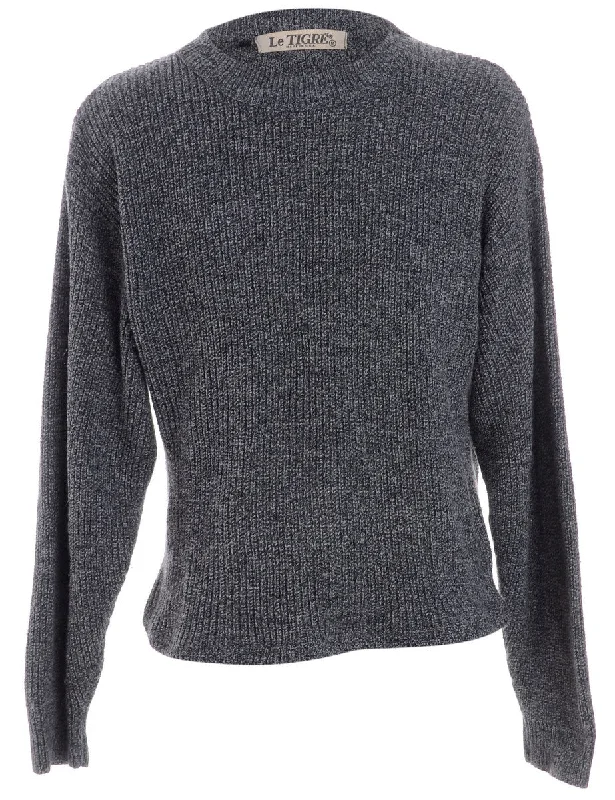 Classic Color Label Shaun Straight Hem Heavy Knit Jumper