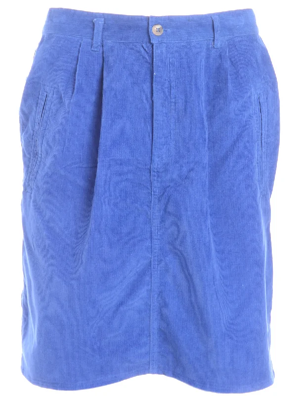 Fashionable Inner Wear Label Shortened Corduroy Skirt