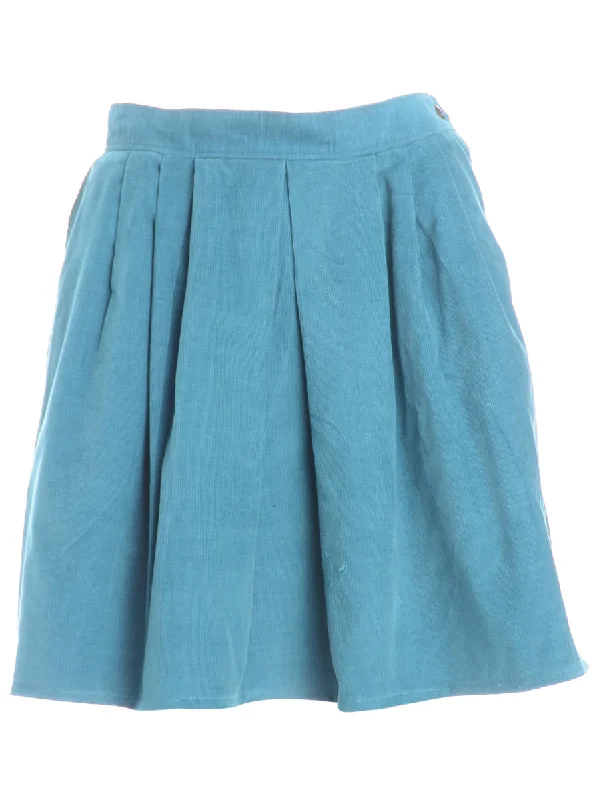 Fresh And Fashionable Label Shortened Corduroy Skirt