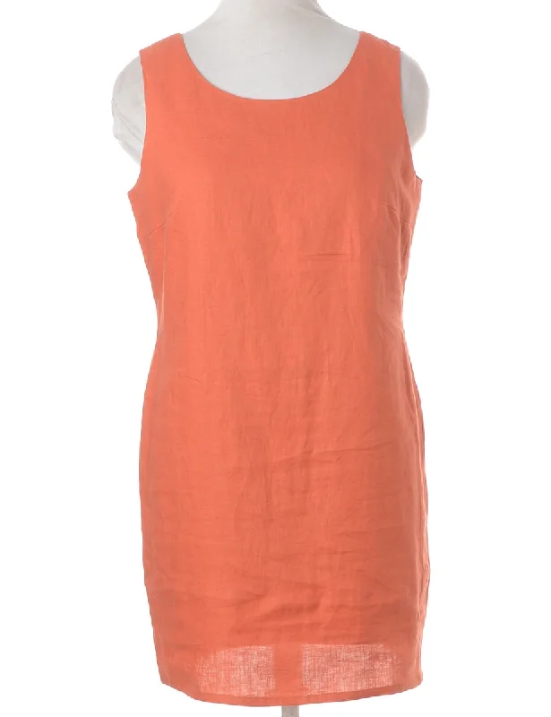 Breathable Style Label Sleeveless Short Dress