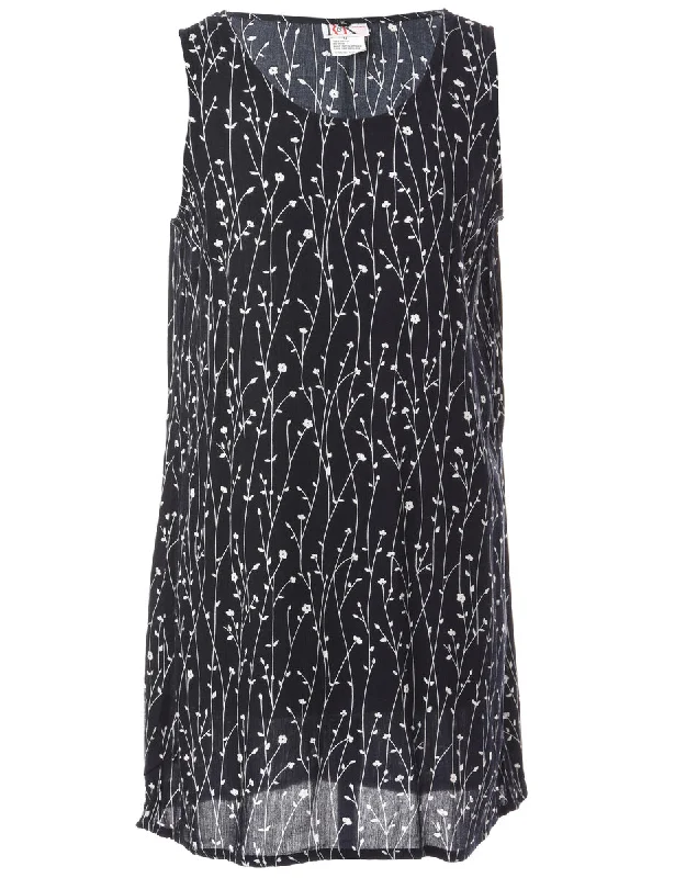 Soft Knitwear Label Sleeveless Short Dress