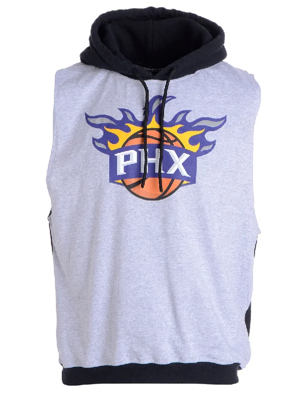 Trendy Layers Label Sleeveless Tyler Hooded Sweatshirt