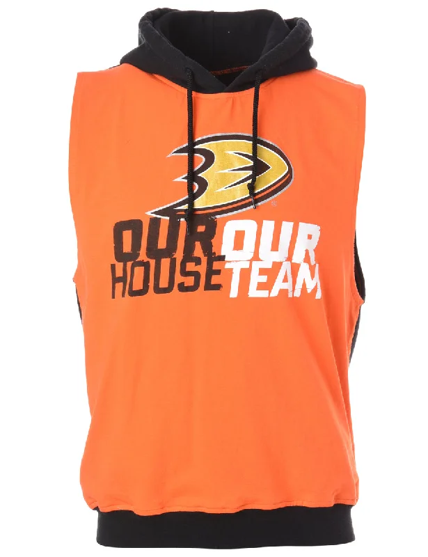 Ultra-lightweight Label Sleeveless Tyler Hooded Sweatshirt