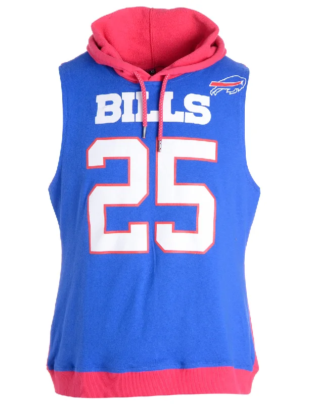 Weekend Comfort Wear Label Sleeveless Tyler Hooded Sweatshirt