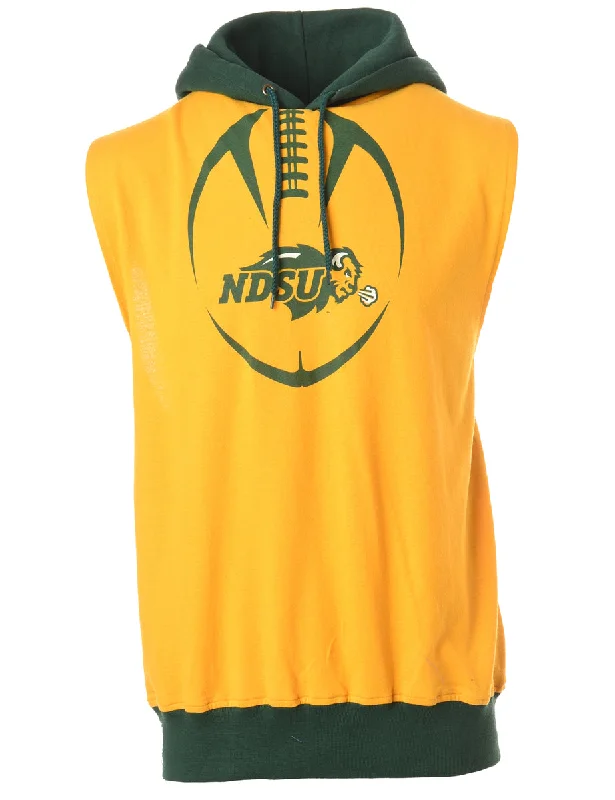 Comfy Chic Wear Label Sleeveless Tyler Hooded Sweatshirt