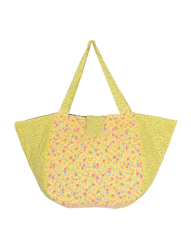 Nightclub Style Label Slouchy Beach Bag - L
