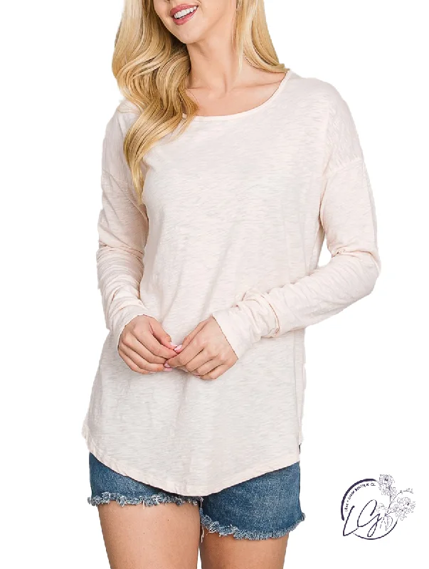Cozy Fashions Loving Hearts Lightweight Long Sleeve