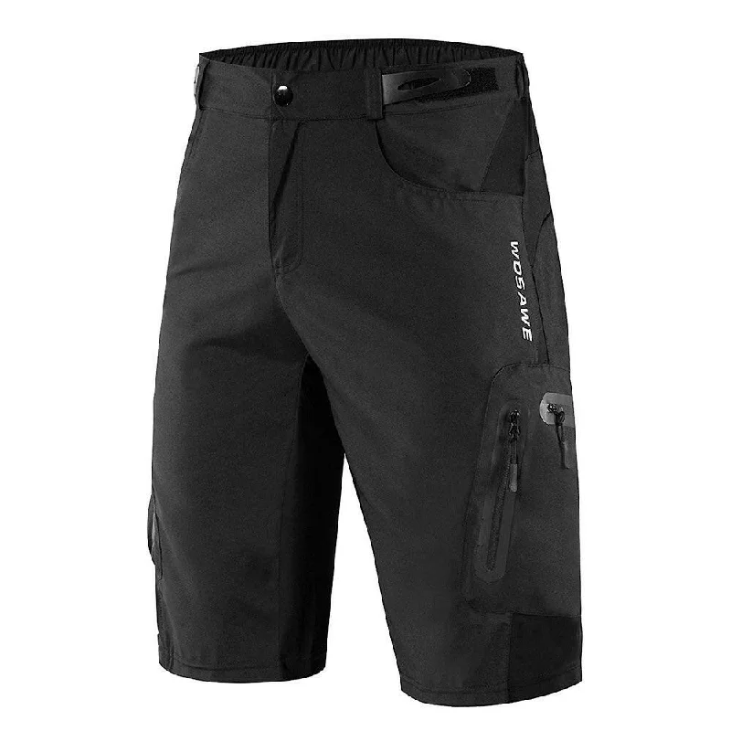 Timeless Style Men Loose Fit Cycling Shorts Breathable Quick Dry MTB Bike Shorts Outdoor Sports Running Biking Riding Fitness Casual Summer Shorts with 7 Pockets