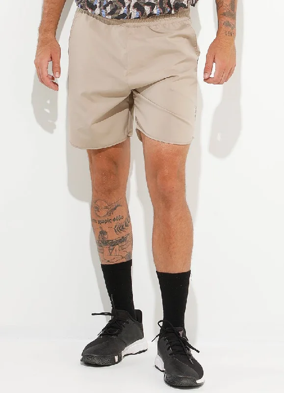 Trendy Items Move Short (Khaki) 7"