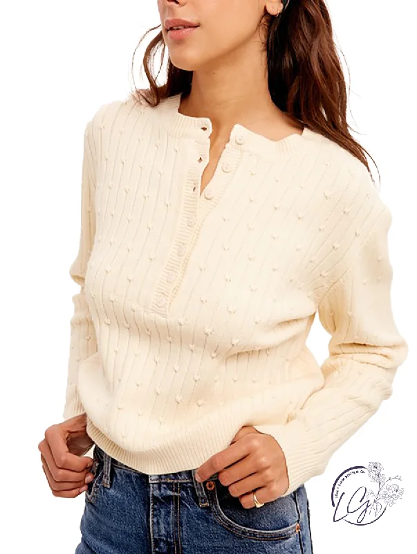 Personalized Outfit Not Too Typical Button Sweater