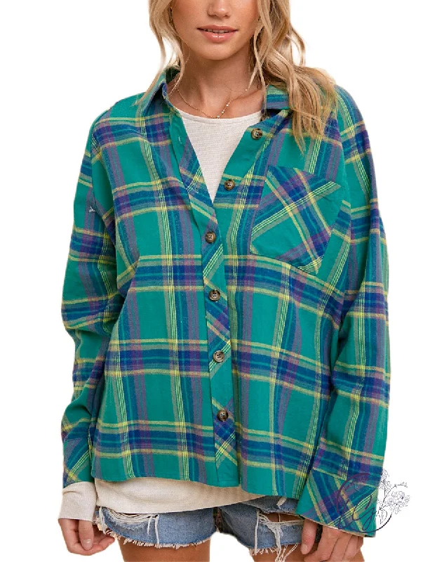 Fashionable Items Plenty To Do Plaid Shirt