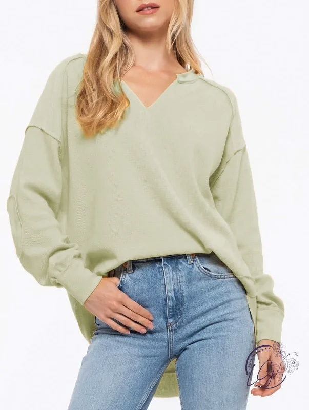 Cozy Fashion Winding Roads Knit Sweater