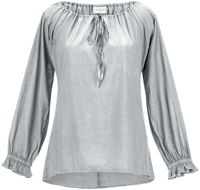 Relaxed And Casual Renée Tunic Limited Edition Silver Pewter