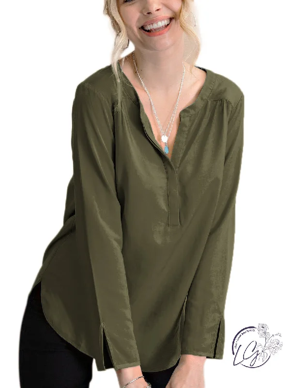 Personalized Design Silky Glamour Blouse