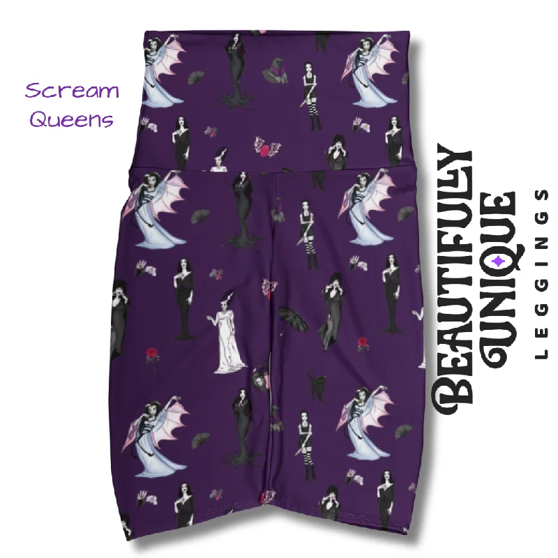 Elegant And Lazy Scream Queens (Exclusive) Pocket Biker Shorts - High-quality Handcrafted Vibrant Bike Shorts Elegant And Lazy Scream Queens (Exclusive) Pocket Biker Shorts - High-quality Handcrafted Vibrant Bike Shorts