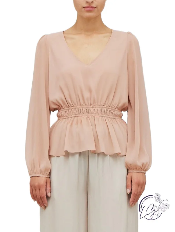 Street Cool Shutting It Down Peplum Blouse