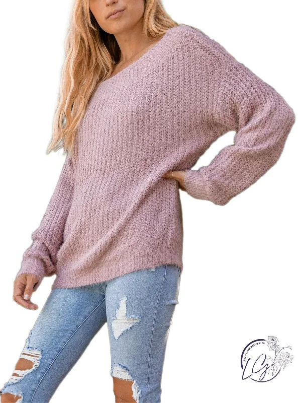 Youthful Street Fashion Eyelash In My Eye Sweater