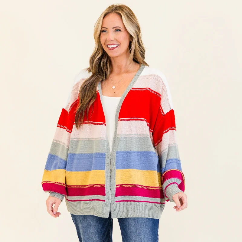 Free Design Take Some Time For Yourself Cardigan, Multi