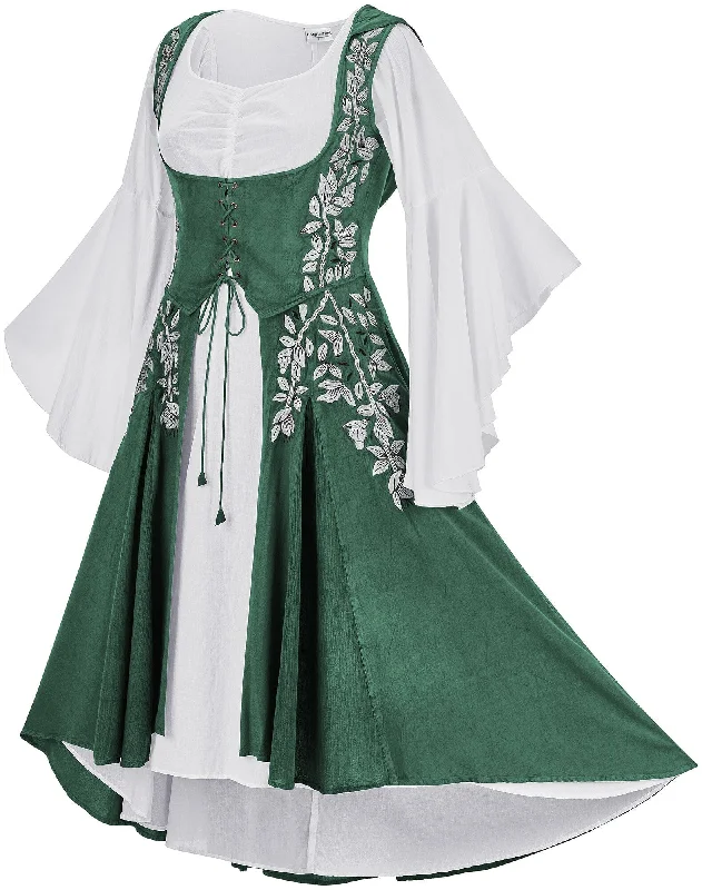 Warm Chic Tauriel Maxi Set Silver Embroidery