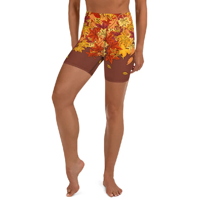 Effortless Looks Thanksgiving Vibes Yoga Shorts