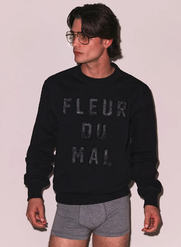 High-end Fashion Unisex Logo Sweatshirt