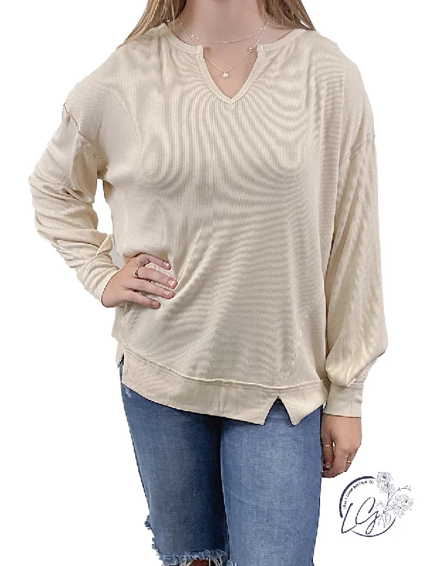 Fashion Design Graceful V-Neck Top