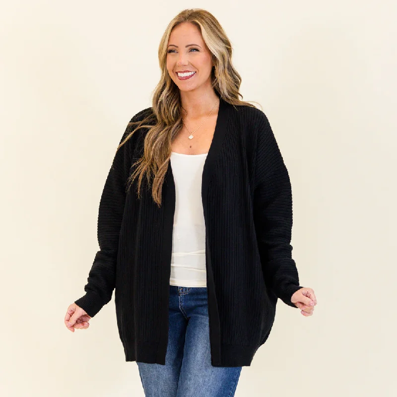 Romantic Temperament What You Imagine Cardigan, Black