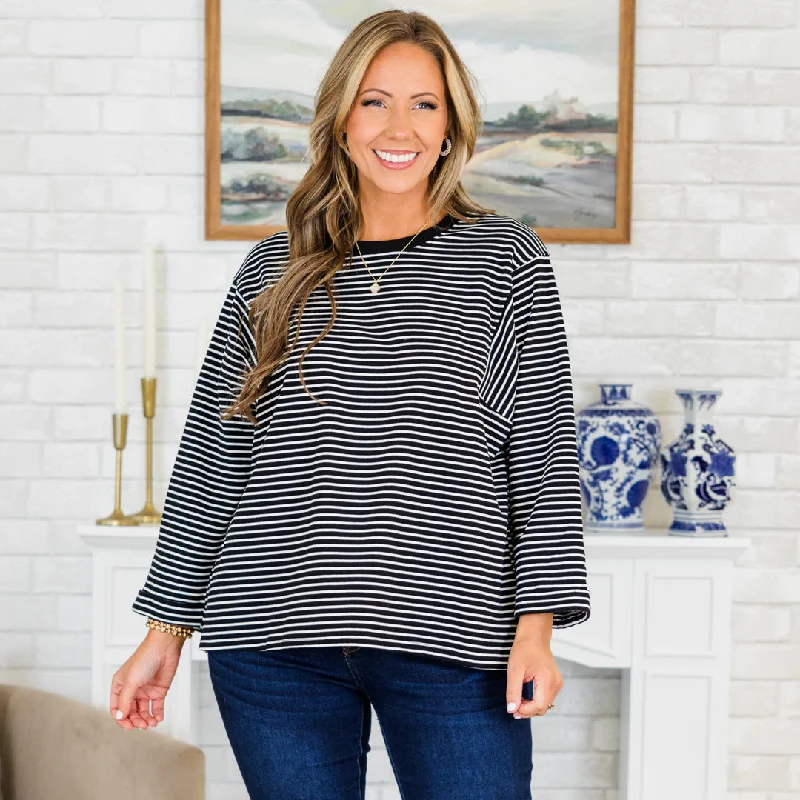 Energy Wear Winter Sky Top, Black