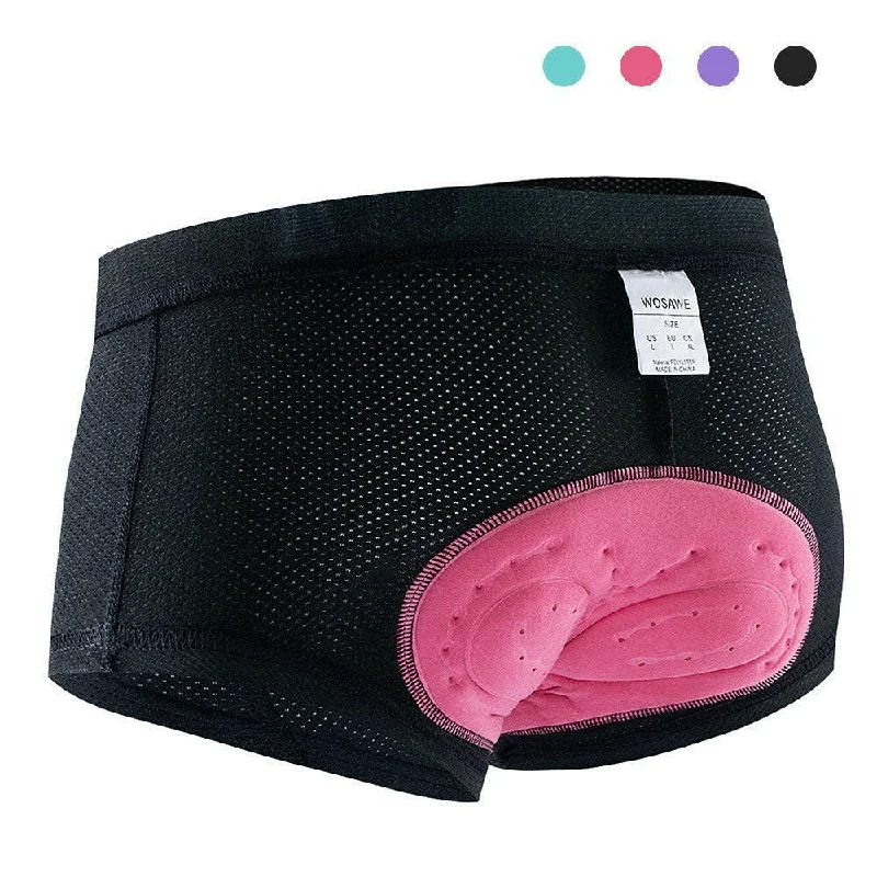 Weekend Wear Women Cycling Underwear 3D Gel Padded Breathable Mesh MTB Bike Riding Biking Underwear Shorts